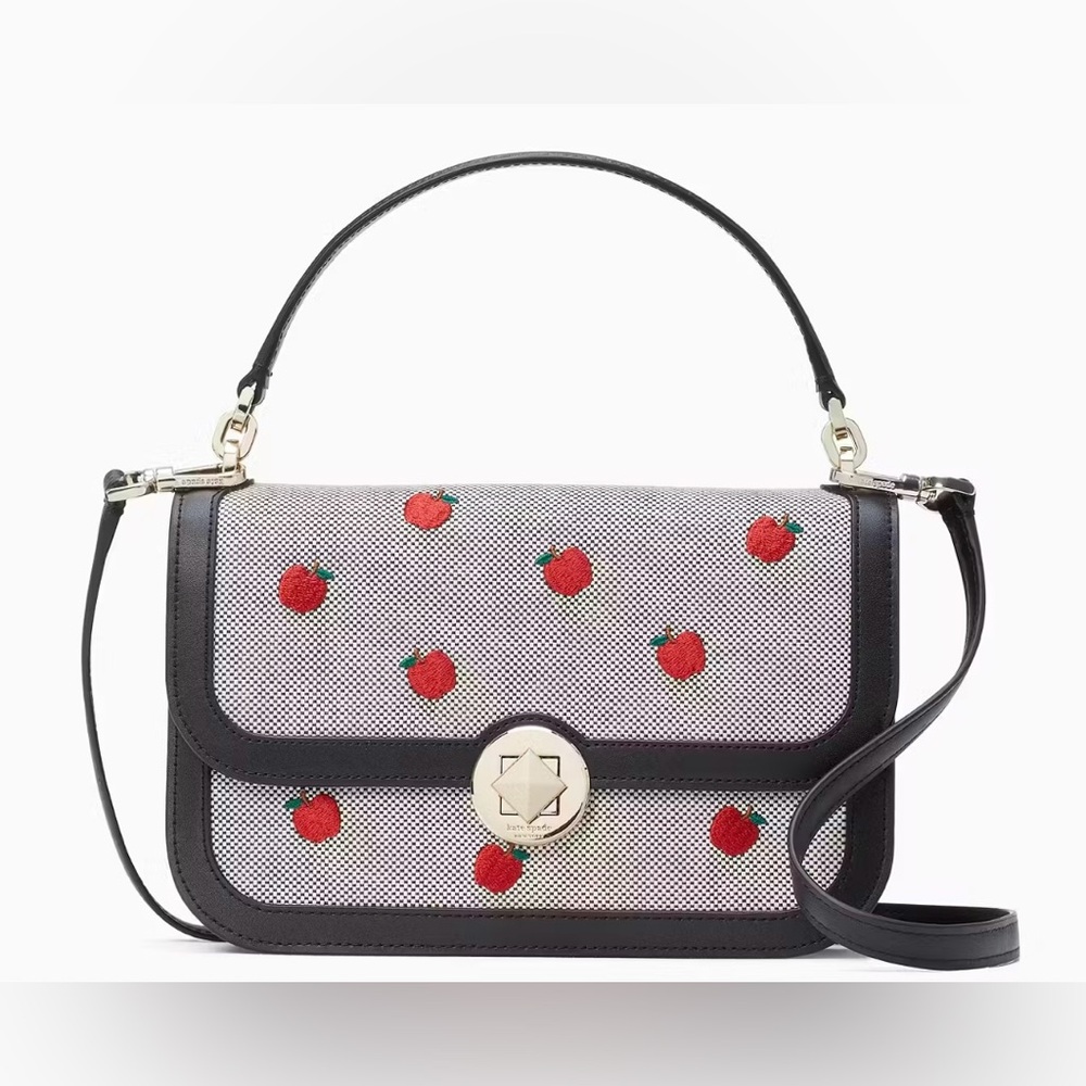 KATE SPADE AUDREY APPLE FLAP CROSSBODY BAG